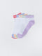 Color Block Girls' Booties Socks 5 Pack
